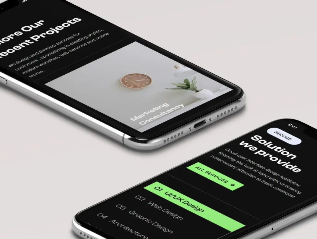 agency-web-design project-with-strong visuals-responsive-mobile-layout, and-optimized-user-experience